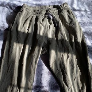 Olive green joggers comfy!!